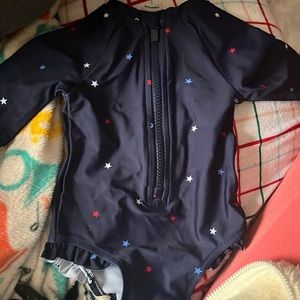 Baby cute 4th of July style bathing shirt 6-12mon